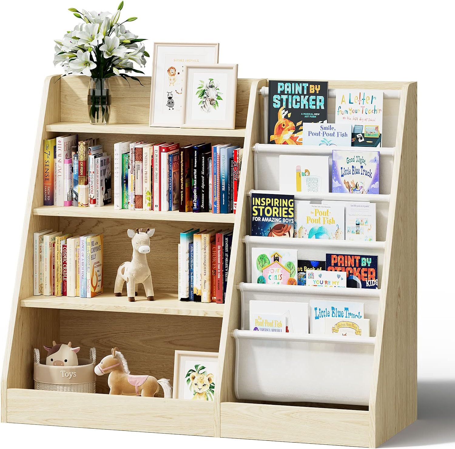 4 Tier Kids Wooden Bookshelf 4 Tier Kids Wooden Bookshelf