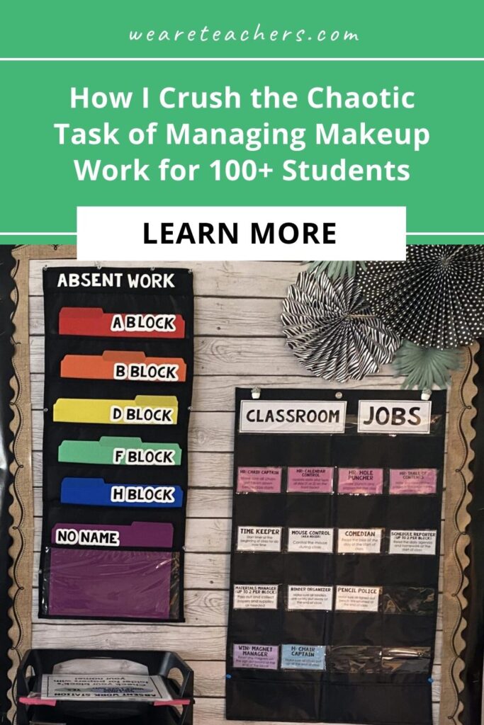 Chaotic-Task Struggling with absent work for students? Look no further for a low-prep, compact way to manage your secondary students' assignments.