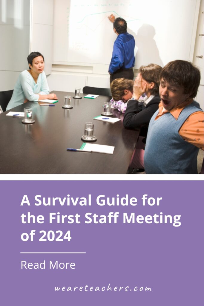 first-Staff-Meeting The first staff meeting in January can be a total morale suck. Here's what to expect, plus tips on thriving!