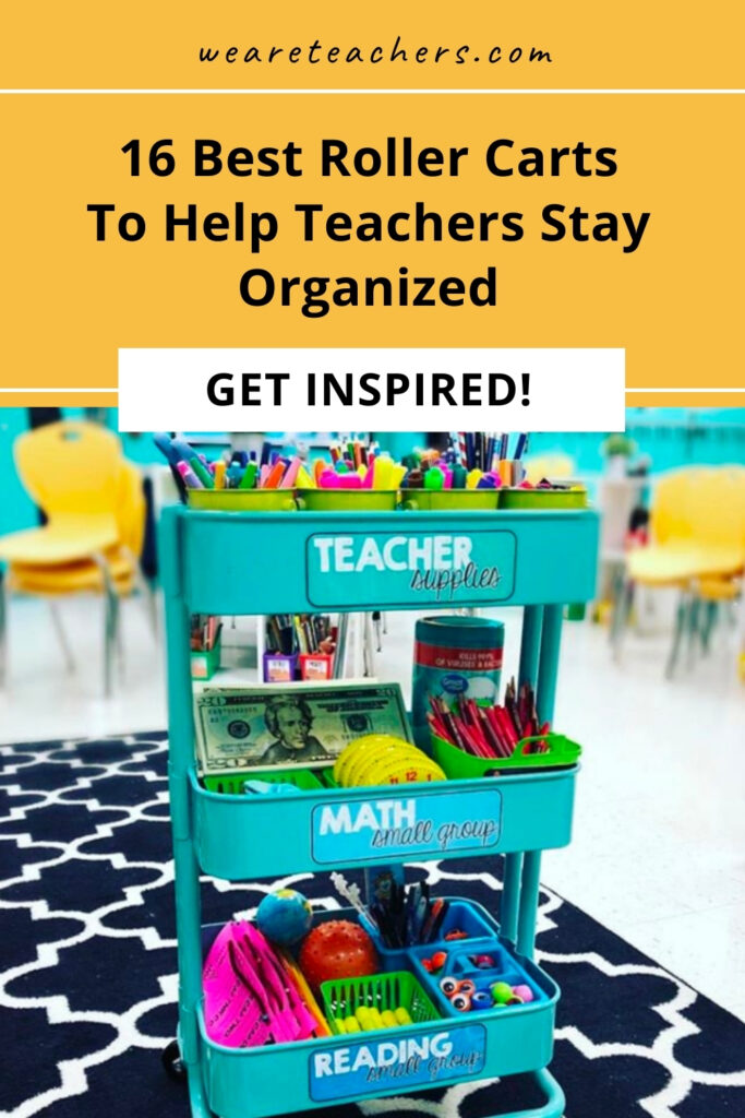 Roller-Carts Whether you're moving materials from class to class or taking stacks of paper home to grade, here are the best rolling carts for teachers.