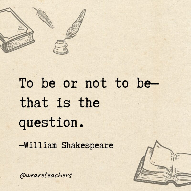 To be or not to be—that is the question. To be or not to be—that is the question.