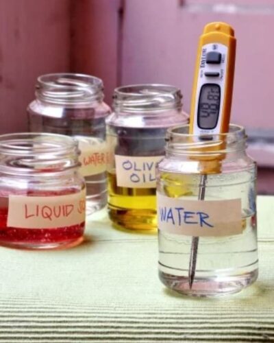 Testing Heat Capacity Testing heat capacity of different liquids for 5th grade science.