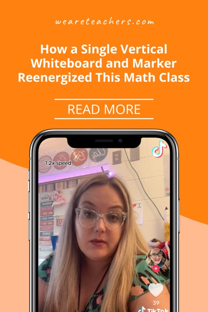 Vertical-Whiteboard Can you really get 5th grade students excited for a math lesson? Check out the strategies one teacher is using to make it happen!